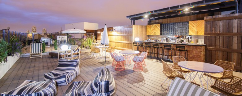 Le Rooftop at dusk 2 - Valentine Tchoukhonine - July 2015.jpg